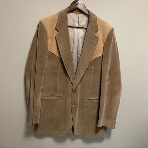 Dallas By Paragon Western Cowboy Yoke Sports Coat Suit Jacket Blazer Vintage